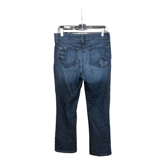 NYDJ Lift Tuck Technology Dark Wash Bootcut Jeans Made in America Size 10 EF2 - Picture 2 of 6